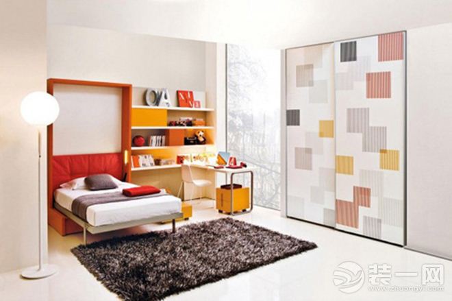 小户型卧室节省空间妙招 沙发壁床效果图展示三