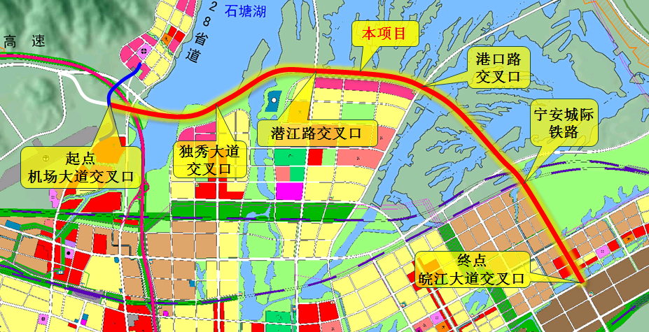 外环北路即将建成通车 安庆城市框架北部已成形